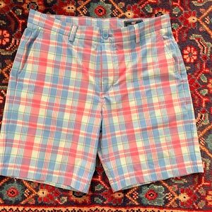 Vineyard Vines Plaid Men's Shorts - Red, Blue, Turquoise, Green
